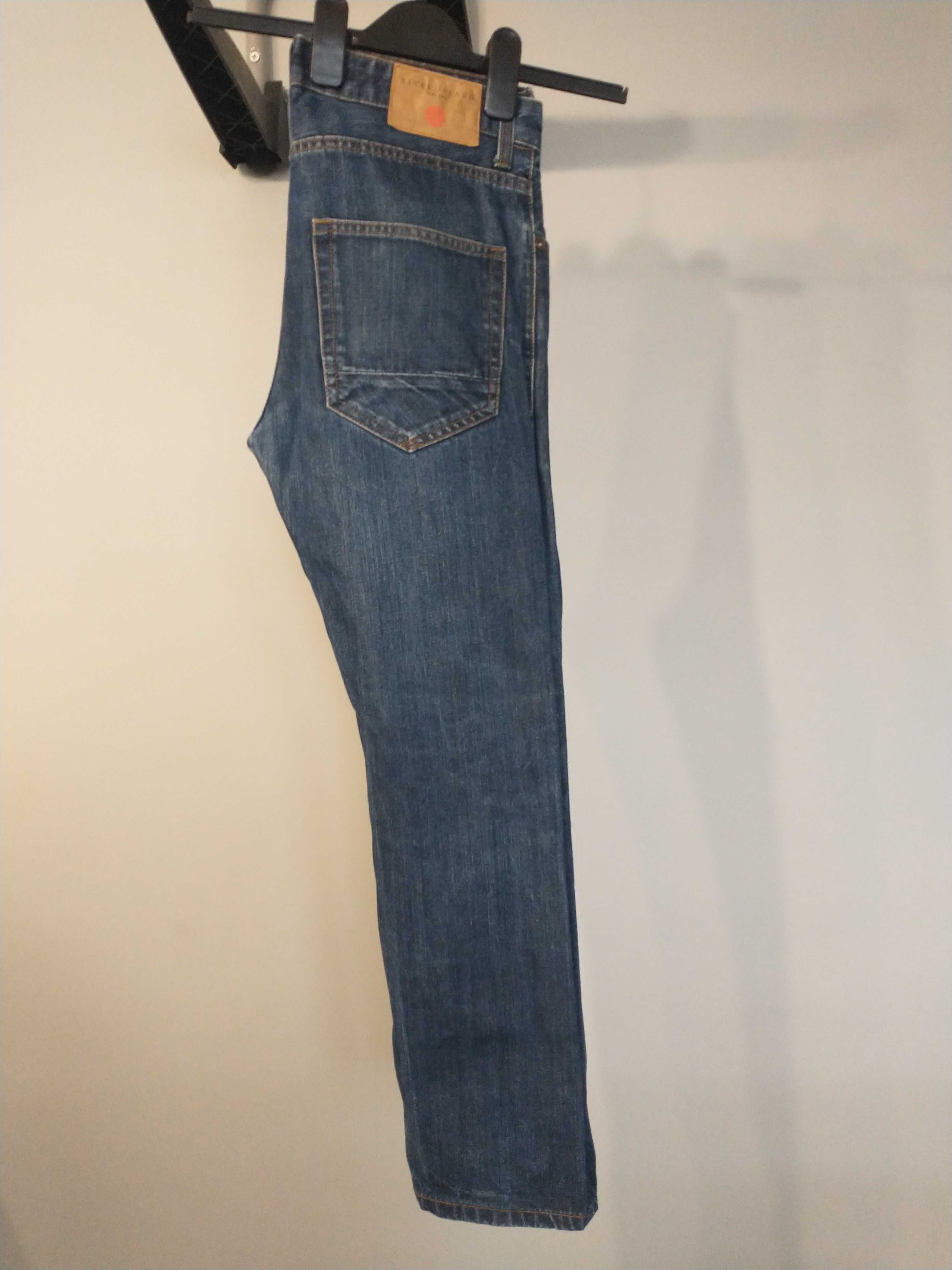 Spodnie jeansowe męskie, chłopięce River Island W30 L30, oryginalne