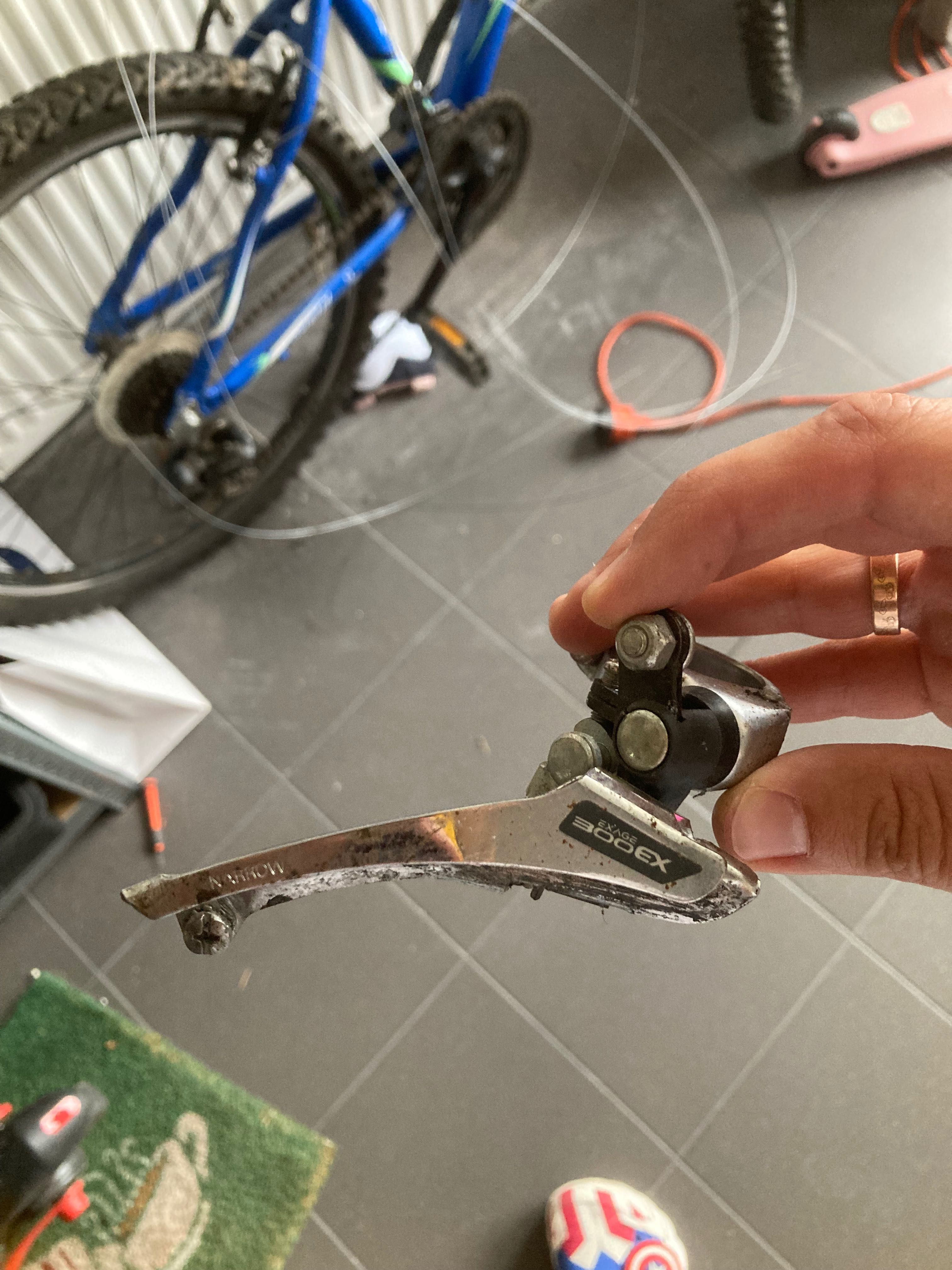 Przerzutka przednia Shimano exage 300ex szosa kolarzówka szosowka