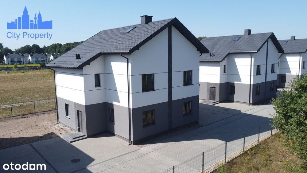 Nowoczesne bliźniaki z ogródkami od południa