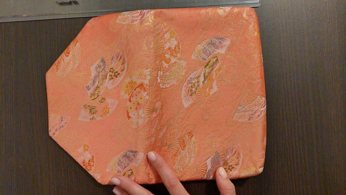 Torebka z Japonii kopertówka różowa