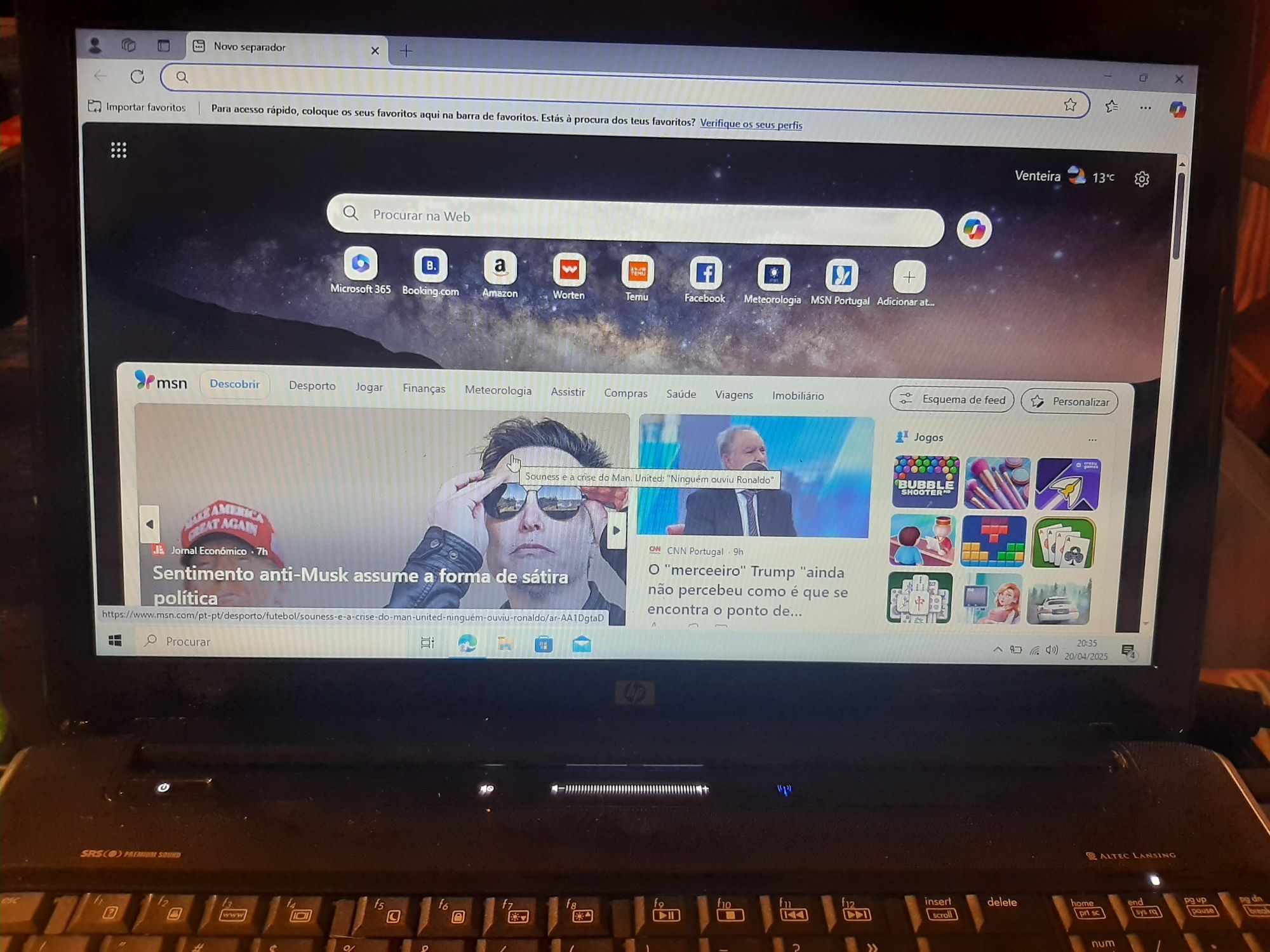 portátil HP Pavilion dv6 PSRS premium sound