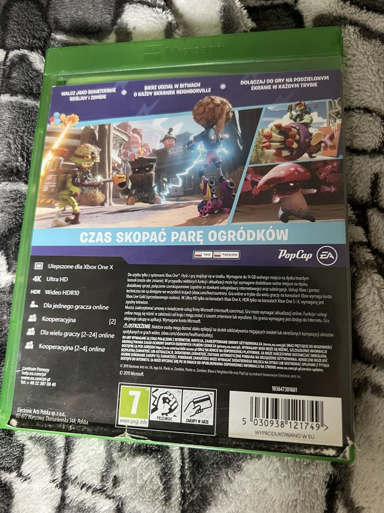 Gra na xbox  plant vs zombies