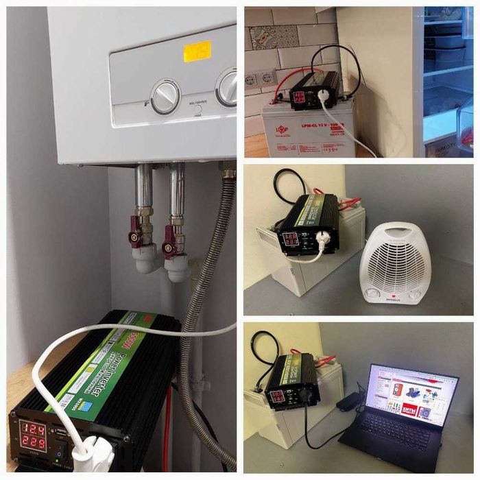 Преобразователь 12 220 5000w с плавным пуском. Инвертор для дома