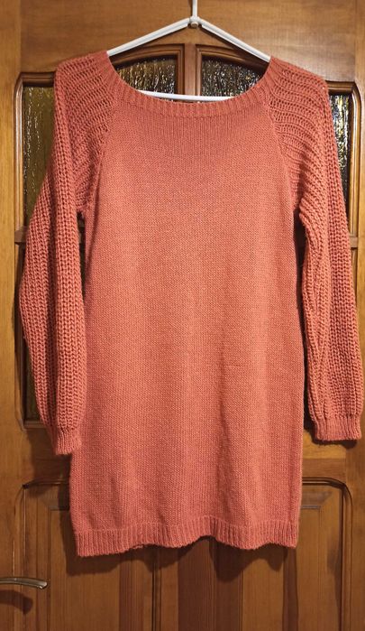 Sweter, sweterek koralowy r. S