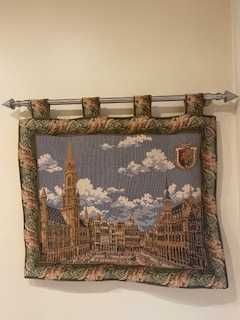 Tapeçaria com certificado de autenticidade Grand Place, Bruxelas