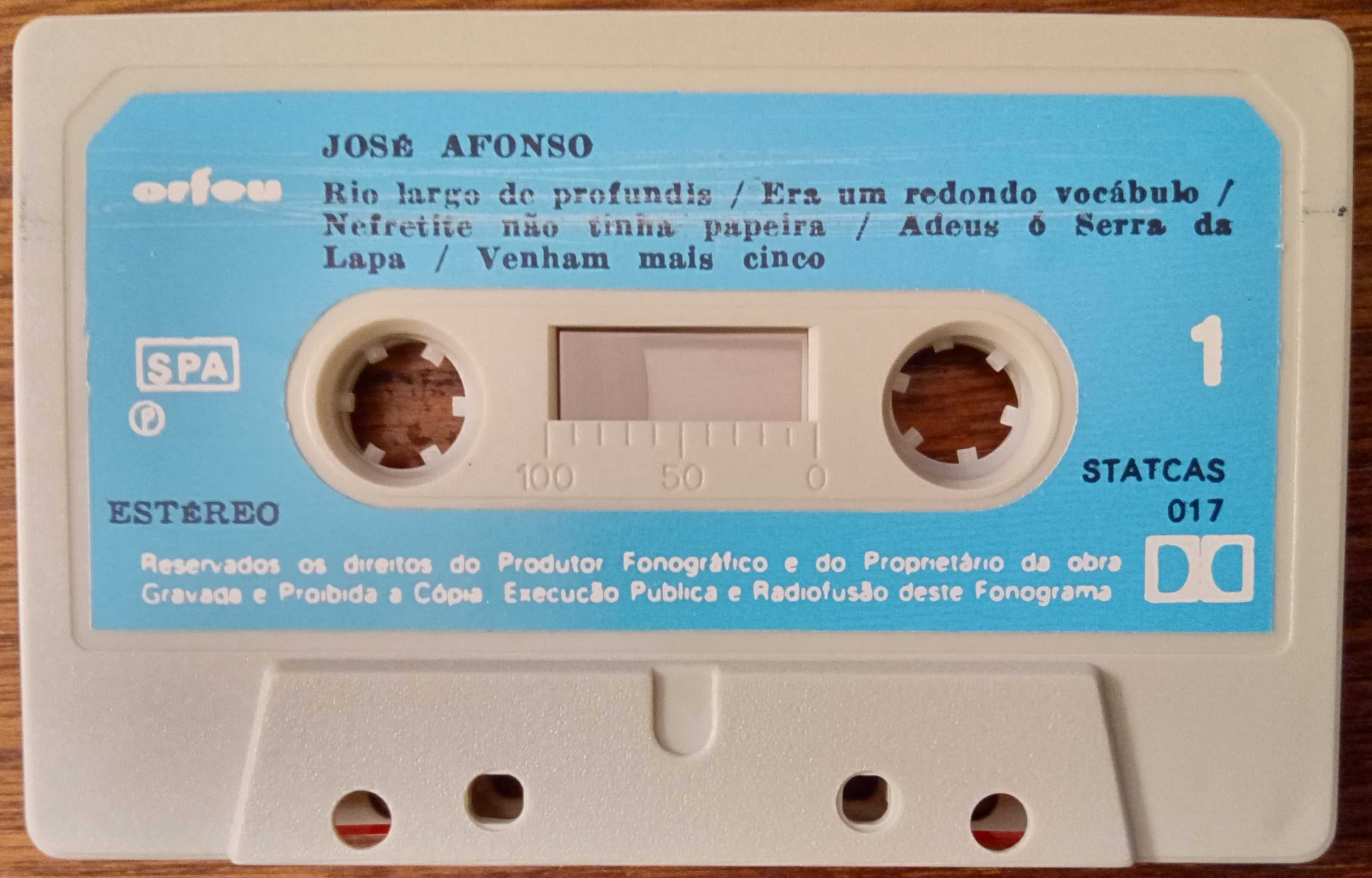 José Afonso	- - - - -		Venham Mais Cinco	- - - - -	K7
