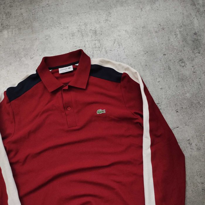 MĘSKA Koszulka Bluzka Grubsza Elegancka PREMIUM Lacoste France Polo