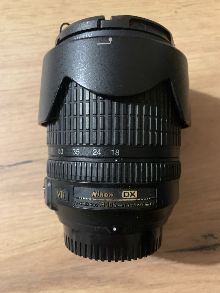 Nikon Nikkor 18-105 mm f/3.5-5.6G ED VR DX — sprawny, stabilizacja VR