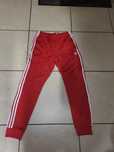 Spodnie dresowe adidas czerwone M