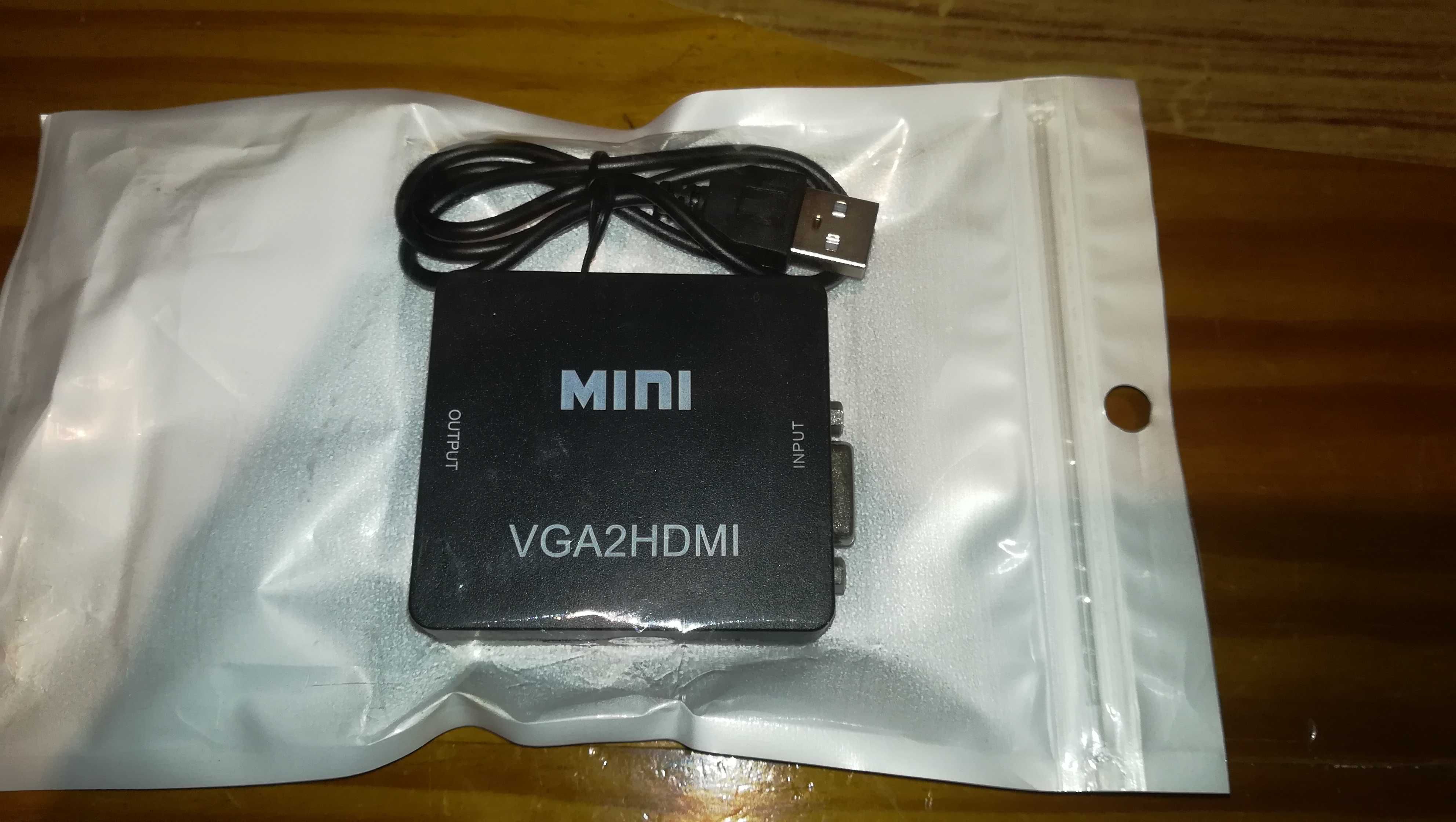 Conversor VGA para HDMI - Novo e Lacrado.