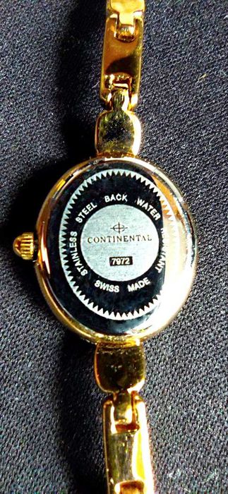 Жіночий годинник CONTINENTAL 7972-235 Оригінал Позлочений з фіанітами