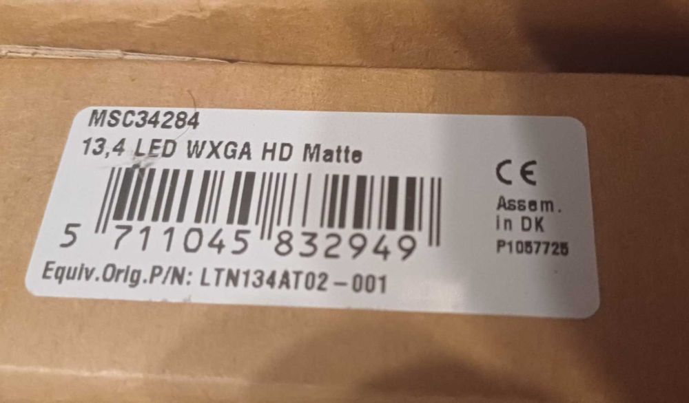 MATRYCA 13,4" LCD WXGA HD Microscreen Matte NOWE a150