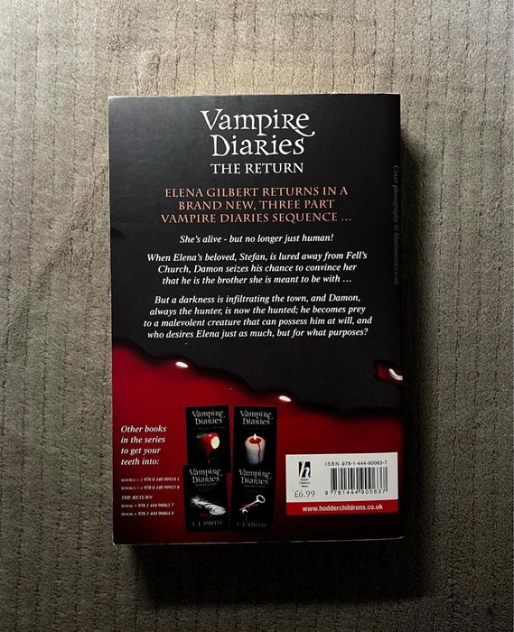 «Vampire diaries» L.J. Smith англійською