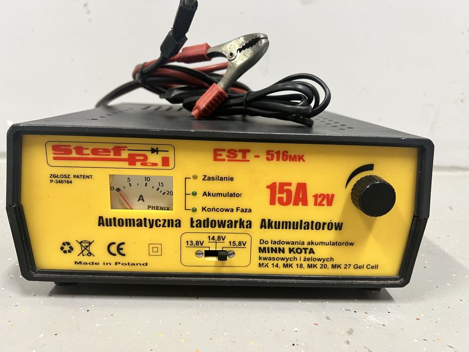 Prostownik ładowarka stefpol est 516