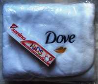 Лёгкое флисовое одеяло/плед с лого Dove