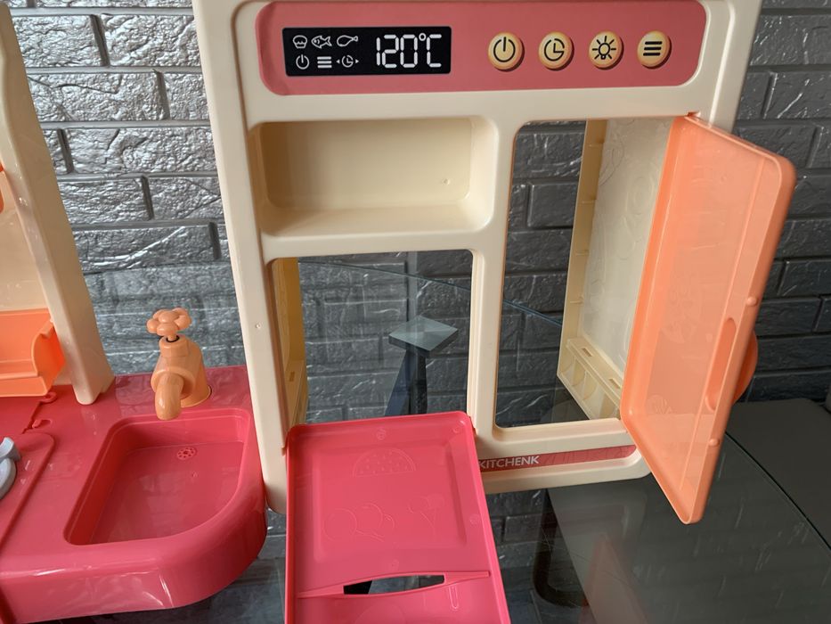 Детская кухня + посуда, (74 см)