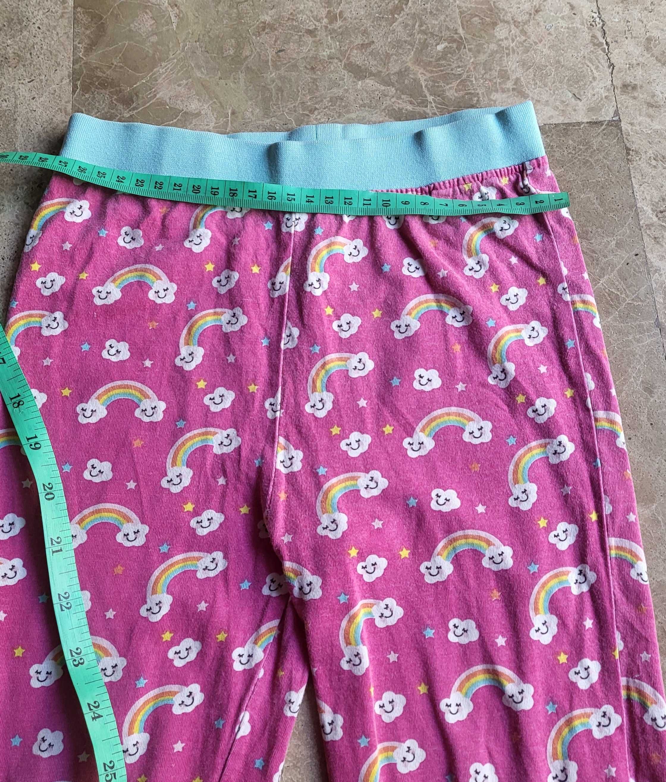 Пижамные штаны/пижама с радугой, размер 104-110см/4-5лет