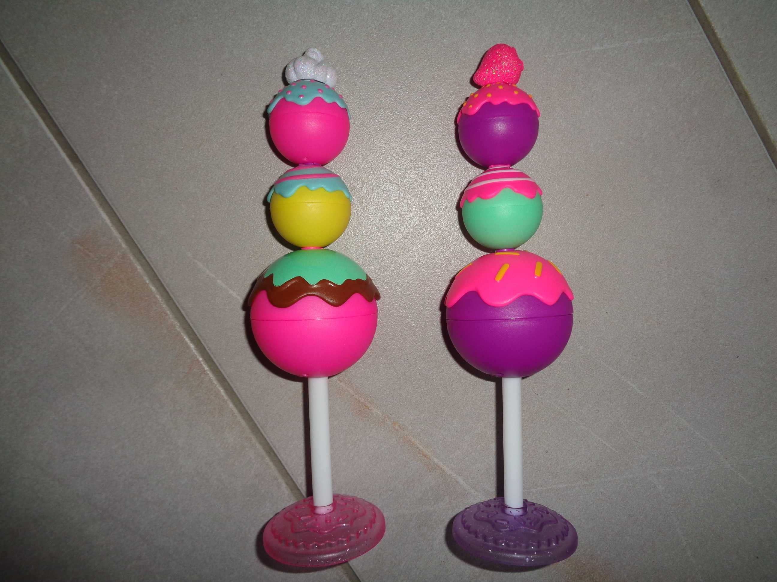 CAKE POP Cuties miękkie squishy małe zwierzątka nakładki na ołówki x 6