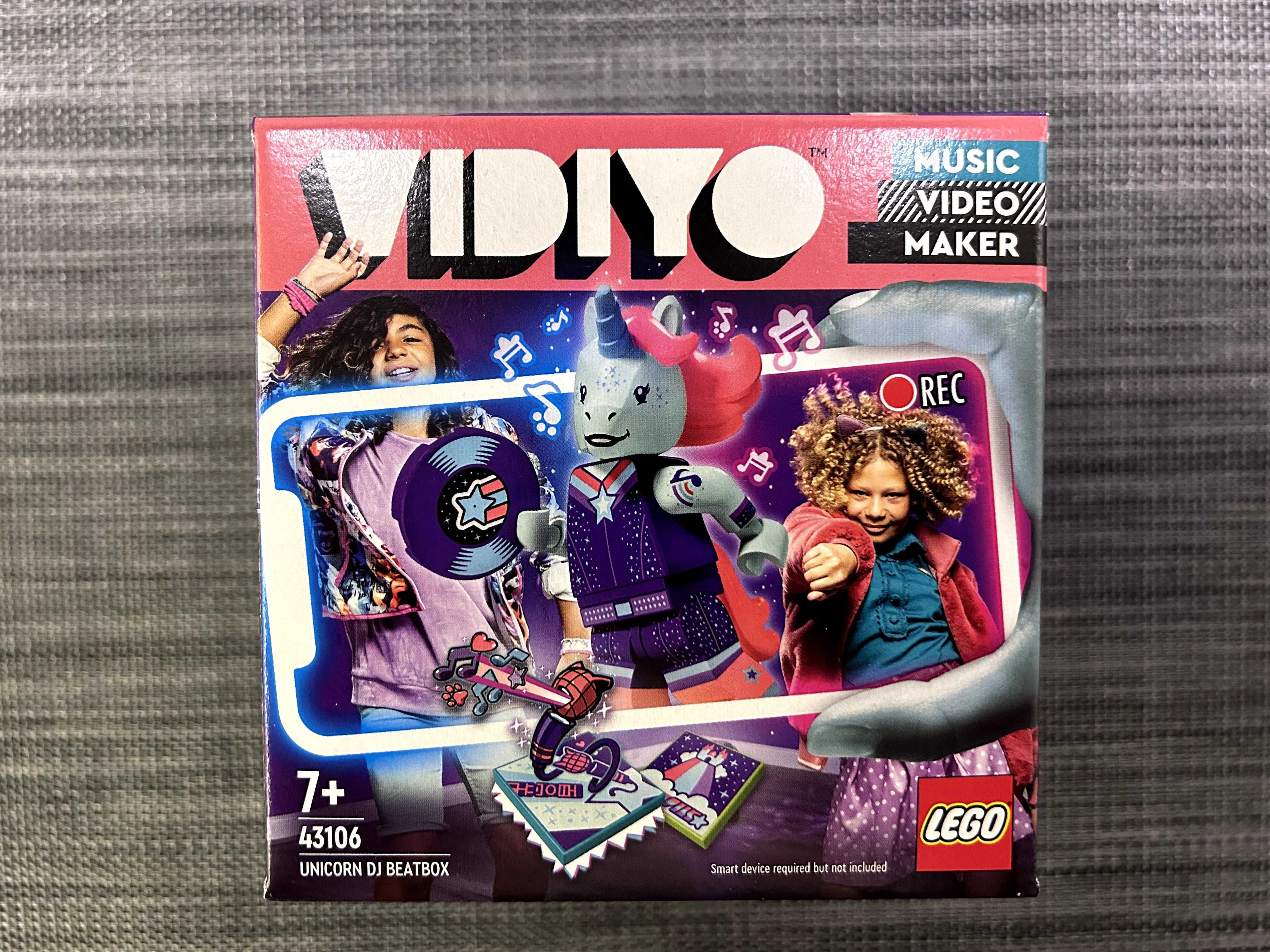 LEGO Jednorożec VIDIYO 43106 Unicorn DJ BeatBox NOWY Jednorożec
