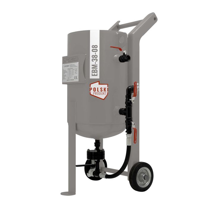 Polska piaskarka syfonowa warsztatowa EBM-38-08 38L 8Bar Land Reko