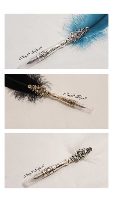 Caneta de Aparo Clássica/Vintage (Pena, 3 Modelos)| NOVAS