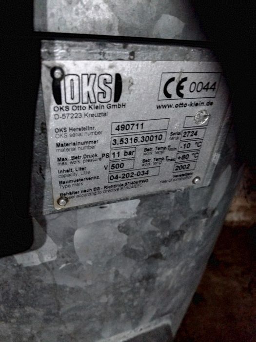 Zbiornik ciśnieniowy