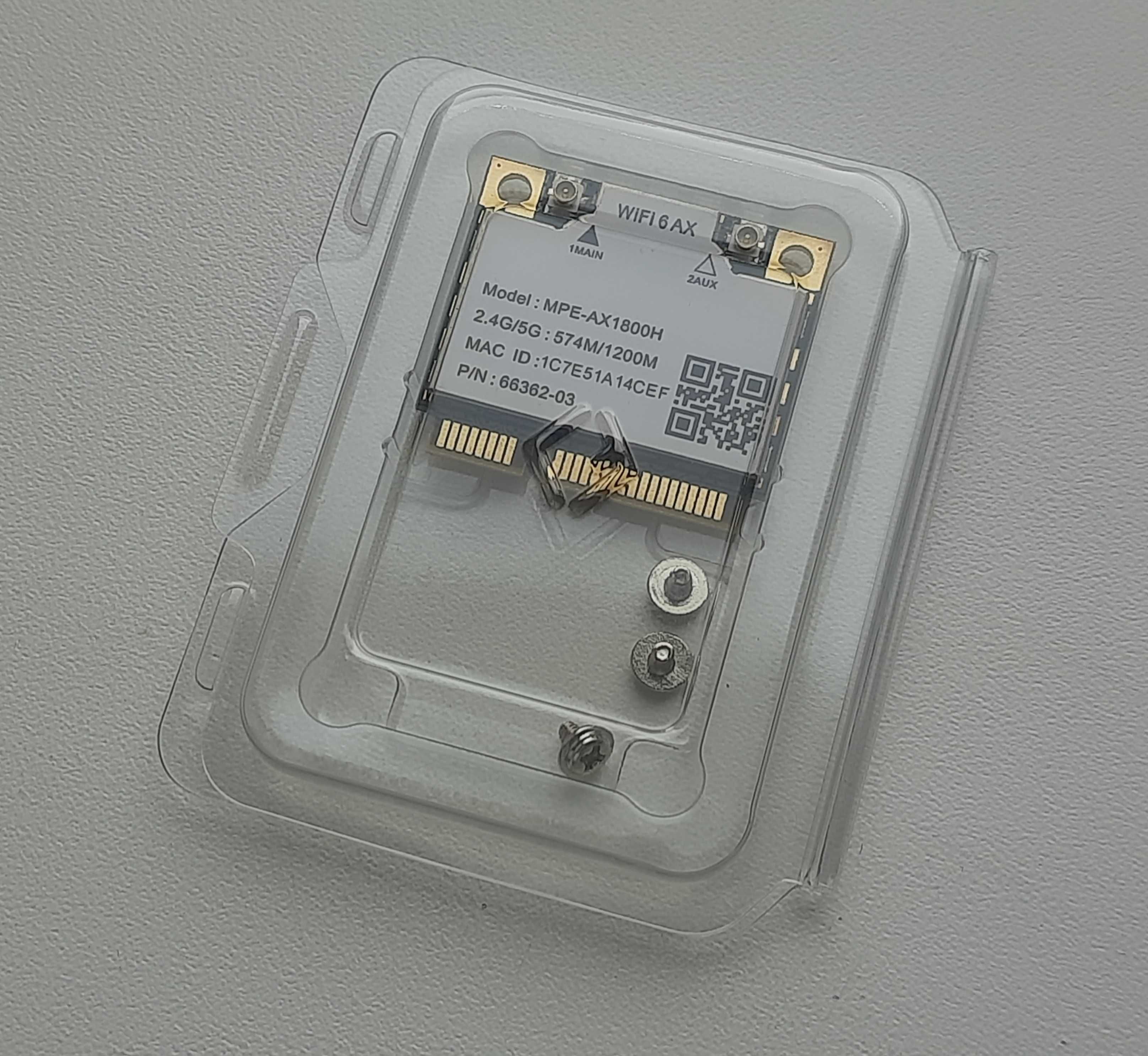 Wi-Fi 6 Intel AX1800 + Bluetooth 5.2 | Mini PCI-E | Новий
