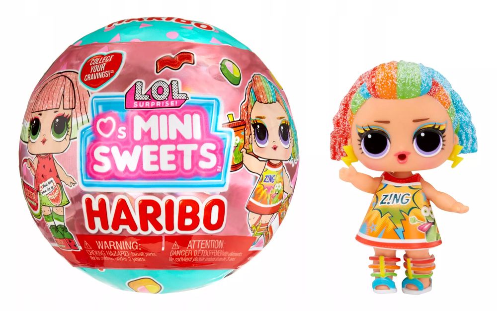 L.O.L. Surprise Loves Mini Sweets x Haribo. Laleczka. MGA