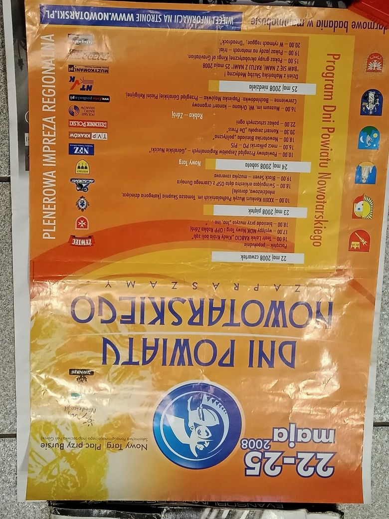 Plakat dni powiatu nowotarskiego 2008