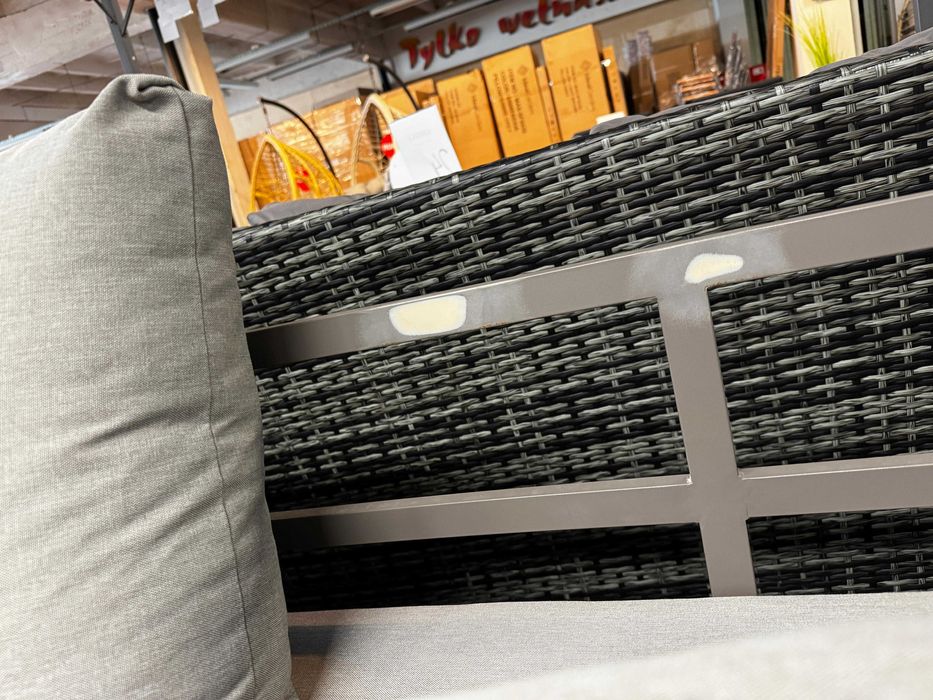 OUTLET! Zestaw Mebli Ogrodowych Technorattanowych Komplet Wypoczynek