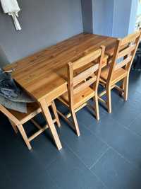 Stół plus 4 krzesła Jokkmokk ikea
