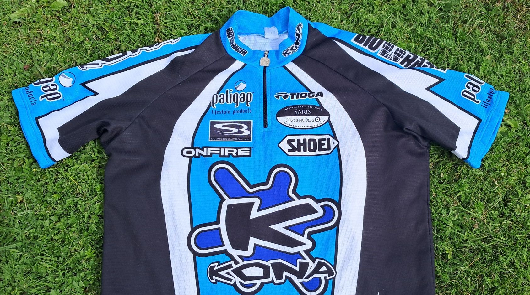 Kona koszulka kolarska vintage Bio Racer L Italy