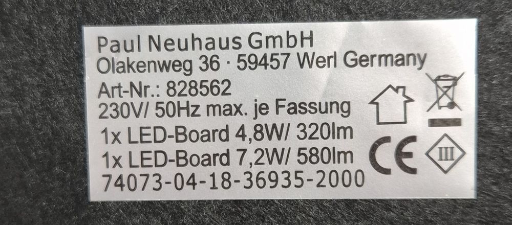 2 lampki nocne led Paul Neuhaus