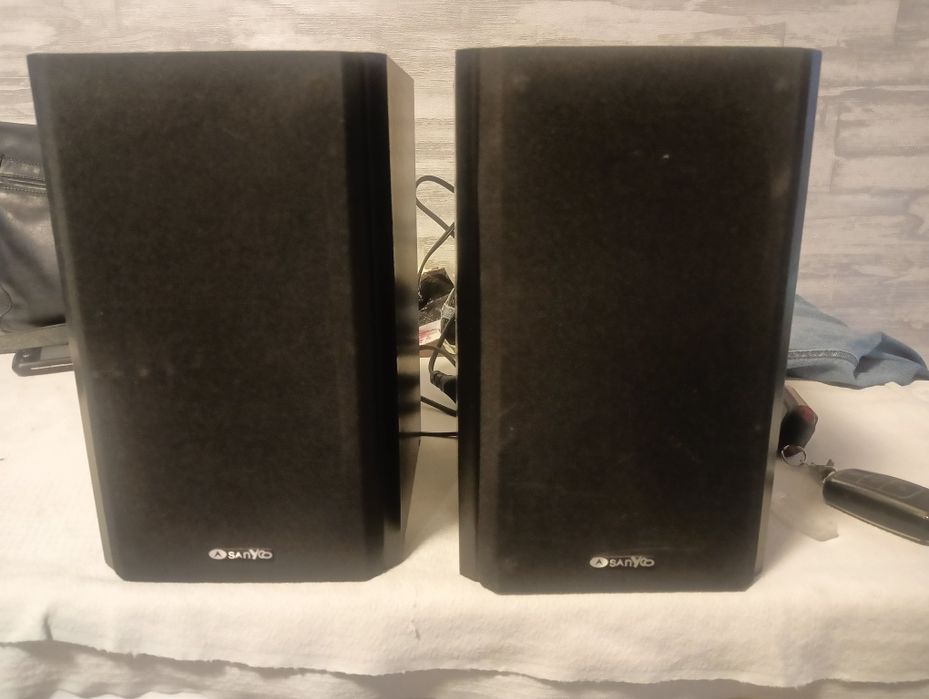 Колонки Sanyo дерево