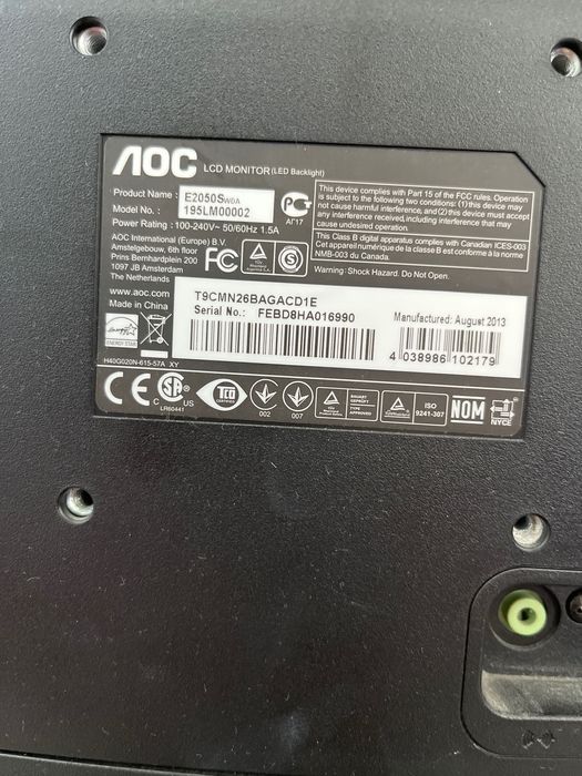 Monitor AOC przewodowy LED