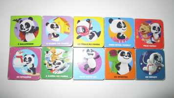 Conjunto de 10 Mini Livros Didáticos do Panda e os Amigos