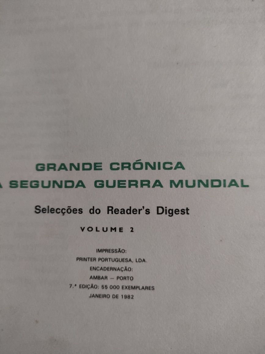 Livro Grande Crónica da Segunda Guerra Mundial vol 2