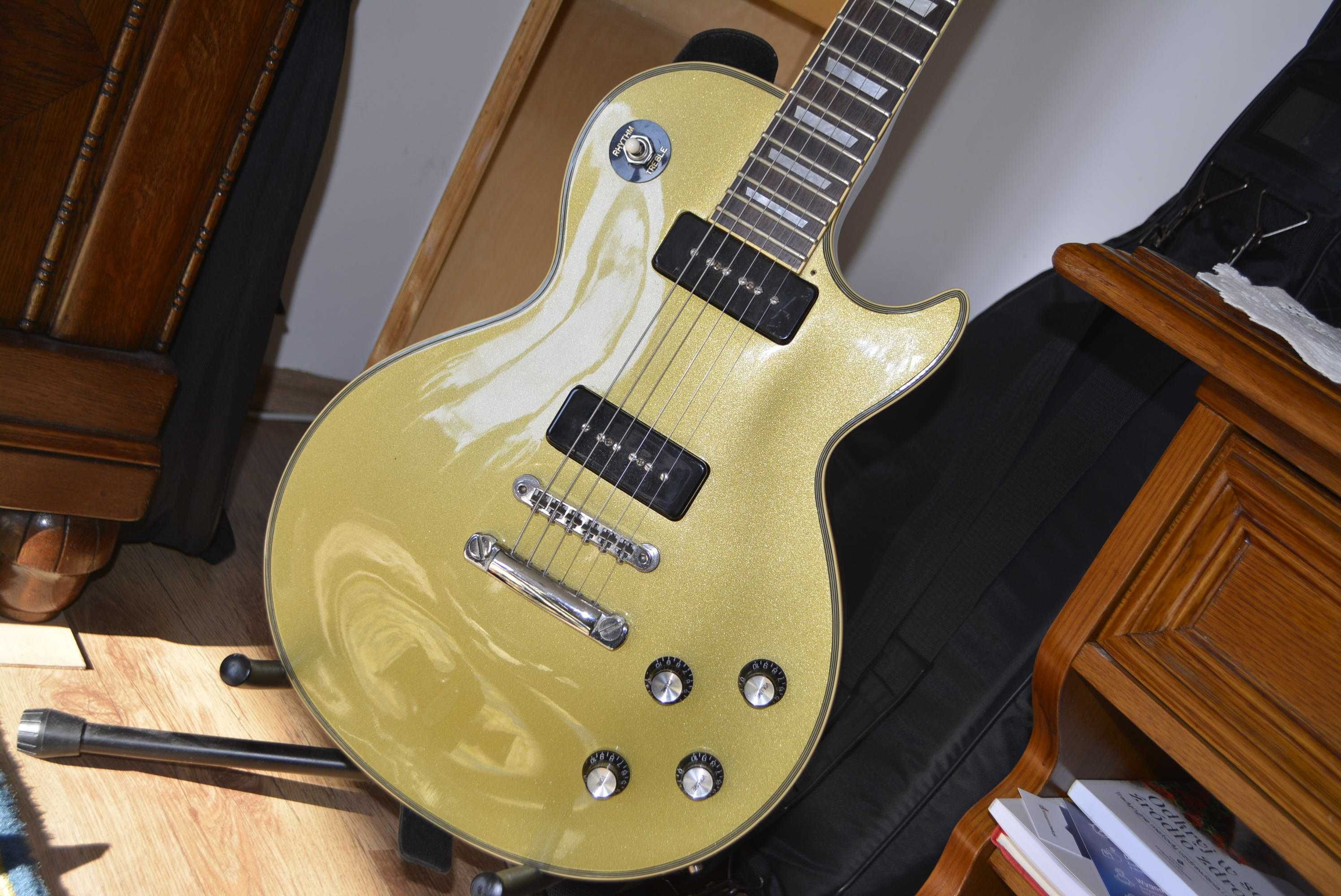 Gitara Hohner L90 Les Paul Gold Top P90  (Gibson Epiphone Ibanez) 1983