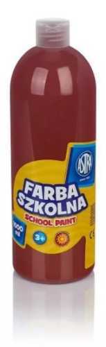 Farba szkolna brązowa 1000ml ASTRA