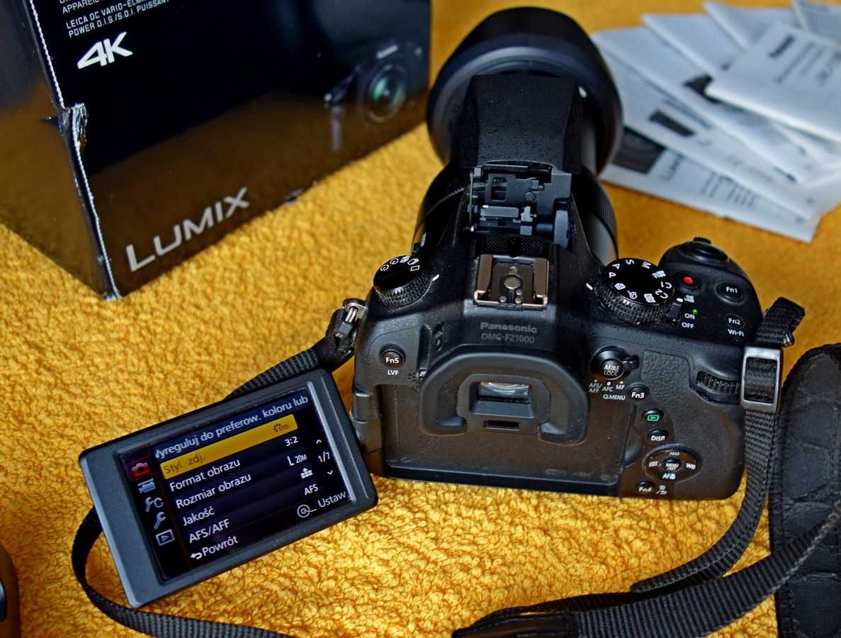 Aparat Panasonic FZ-1000 stan idealny.