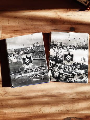 Olimpiada 1936 - 3 Rzesza - 2 części w oryginalnych obwolutach