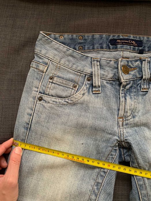 Calças de ganga azuis Massimo Dutti