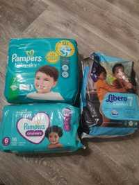 Дитячі одноразові підгузки Pampers Cruisers 6, Pampers Baby-dry 7