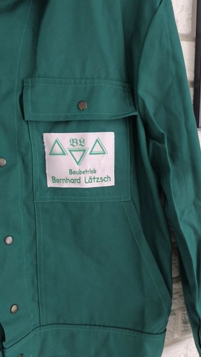 Kurtka nowa robocza męska drelichowa zielona 50 L bluza