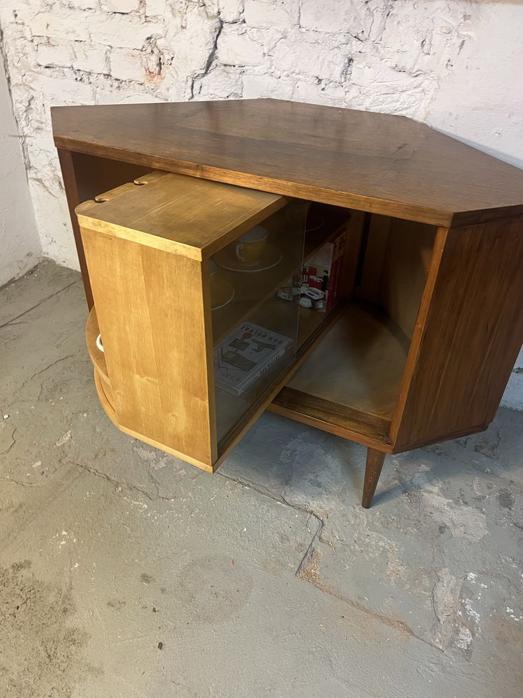 Barek biblioteczka witryna stolik pod tv w jednym prl vintage retro