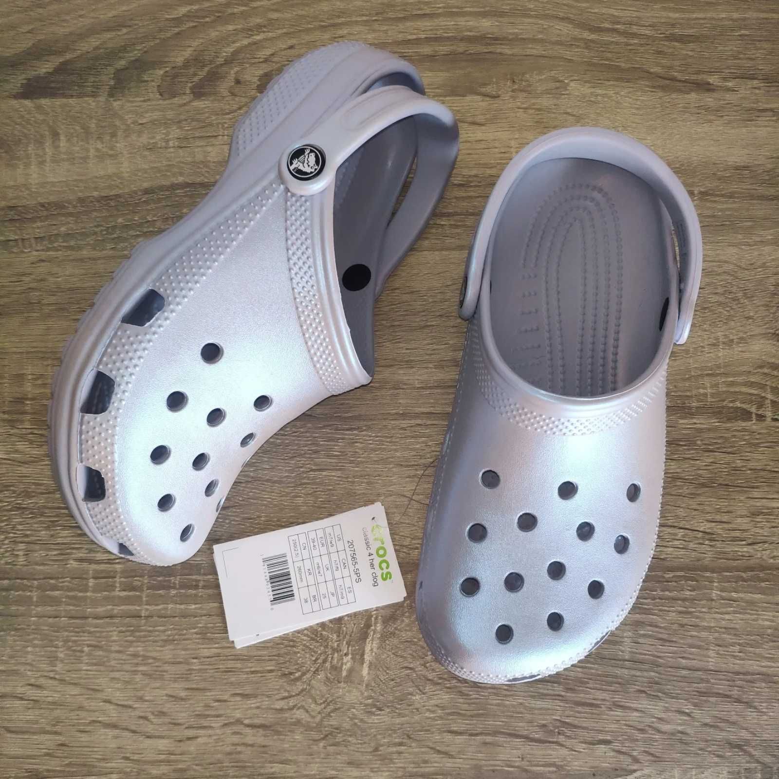 Сабо з перламутром крокс Crocs Classic 4 Her Clog  W 6 Только оригинал