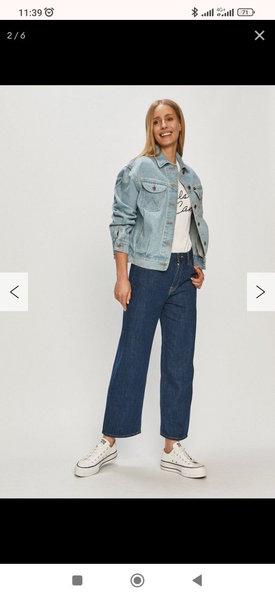Куртка джинсовая пиджак Wrangler
