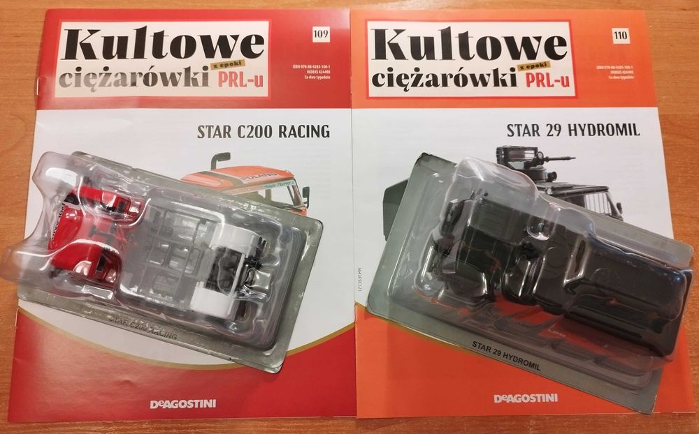 Kultowe ciężarówki PRL STAR 29Hydromil i STAR C200 Racing nr 109 i 110