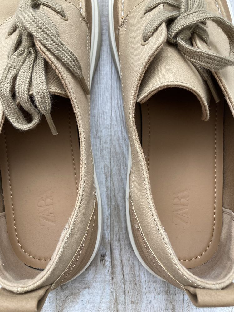 Чоловічі мокасини, туфлі, лофери zara 44 р