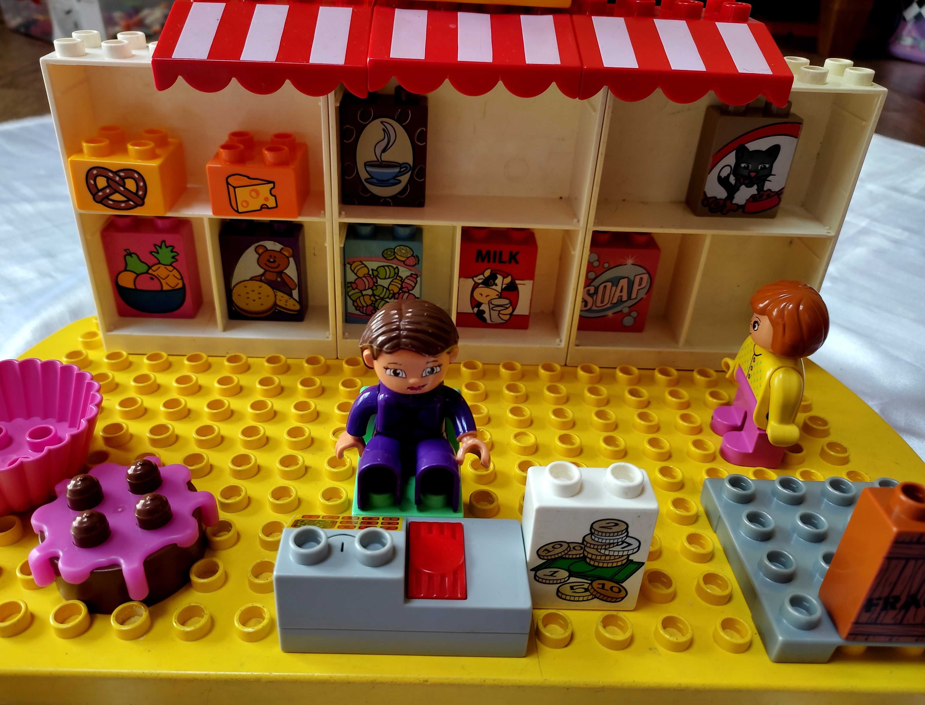 Klocki Lego Duplo sklep market kasa z dźwiękiem płytka